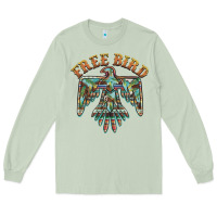 Matcha free bird feathers thunderbird Long Sleeve Tee - BarkalooDesign
