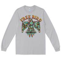 Moon Dust free bird feathers thunderbird Long Sleeve Tee - BarkalooDesign