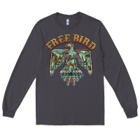 Smoke free bird feathers thunderbird Long Sleeve Tee - BarkalooDesign