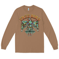 Toasted Coconut free bird feathers thunderbird Long Sleeve Tee - BarkalooDesign
