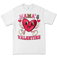 White mamas valentine with cute heart Premium Tee - texasbilliewilder