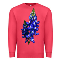 Cardinal Bluebonnet Flower Premium Sweatshirt - LillyAllenDesigns