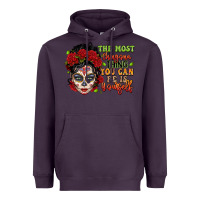 Plum the most chingona thing you can be is yourself sug Heavyweight Hoodie - LillyAllenDesigns