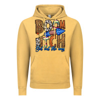 Vintage Mustard boom bitch get out the way Vintage Hoodie - HRA Design Shop