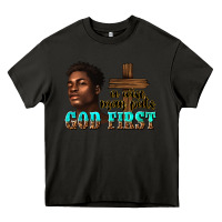 Asphalt a wise man puts god first Heavy Core Tee - texasbilliewilder