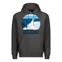 Charcoal Heather Summer Surf Premium Hoodie - Bettercallsaul