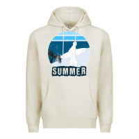 Oatmeal Heather Summer Surf Premium Hoodie - Bettercallsaul