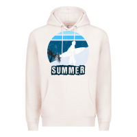 Pale Pink Summer Surf Premium Hoodie - Bettercallsaul
