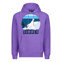 Purple Summer Surf Premium Hoodie - Bettercallsaul