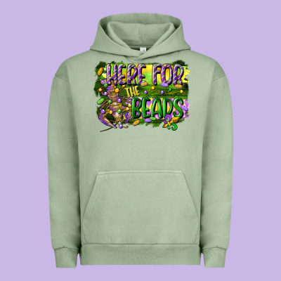 Here For The Beads Urban Hoodie Designed By Cowgirlartshop