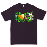 Plum st.patrick's nurse love heart stethoscope Premium Tee - BarkalooDesign