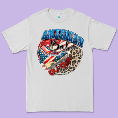 American Babe Premium Tee Designed By Zillion Design Studio