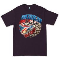 Plum American babe Premium Tee - Zillion Design Studio