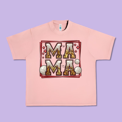 Volleyball Mama Urban Heavy Tee Designed By Jasminsmagicworld