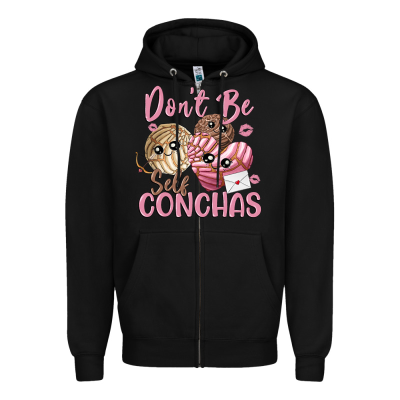 Don't Be Self Conchas Zipper Hoodie by MaliasSmallBusiness | Teevron