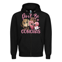 Black don't be self conchas Zipper Hoodie - MaliasSmallBusiness