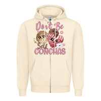 Sandshell don't be self conchas Zipper Hoodie - MaliasSmallBusiness