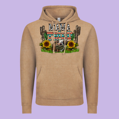 Mama Tried1 Vintage Hoodie Designed By Cowhidedigitalart