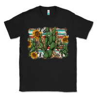 Black serape sunflowers cactus Classic Tee - AdoDesignShop