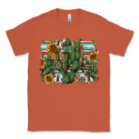 Copper serape sunflowers cactus Classic Tee - AdoDesignShop