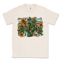 Natural serape sunflowers cactus Classic Tee - AdoDesignShop