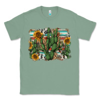Sage serape sunflowers cactus Classic Tee - AdoDesignShop