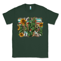 Sports Green serape sunflowers cactus Classic Tee - AdoDesignShop
