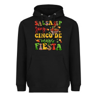 Black salsasip sway cinco de mayo fiesta Heavyweight Hoodie - LillyAllenDesigns