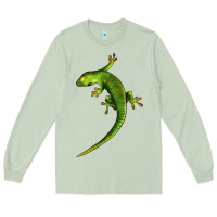 Matcha Green Lizard Illustrations Long Sleeve Tee - LillyAllenDesigns