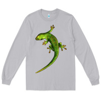 Moon Dust Green Lizard Illustrations Long Sleeve Tee - LillyAllenDesigns
