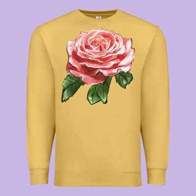 America Rose Premium Sweatshirt Designed By Lillyallendesigns