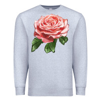 Heather Grey America Rose Premium Sweatshirt - LillyAllenDesigns