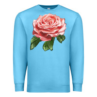 Ocean Blue America Rose Premium Sweatshirt - LillyAllenDesigns