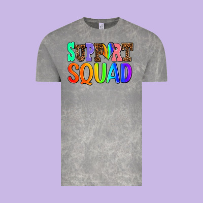 Support Squad Vintage Tee Designed By Adodesignshop
