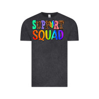 Vintage Black support squad Vintage Tee - AdoDesignShop