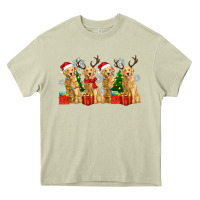 Mossy golden dogs with christmas Heavy Core Tee - Zillion Design Studio