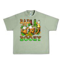 Oil Green bad and boozy with beer Urban Heavy Tee - AdoDesignShop