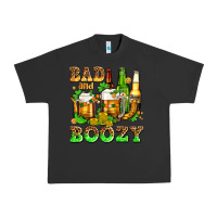 Pigment Black bad and boozy with beer Urban Heavy Tee - AdoDesignShop