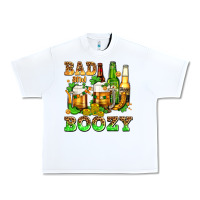 White bad and boozy with beer Urban Heavy Tee - AdoDesignShop