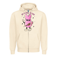 Sandshell so peepin boujee stanley  belt bag inspired Zipper Hoodie - MaliasSmallBusiness