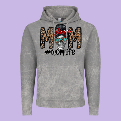 Mom Life Vintage Hoodie Designed By Cowhidedigitalart