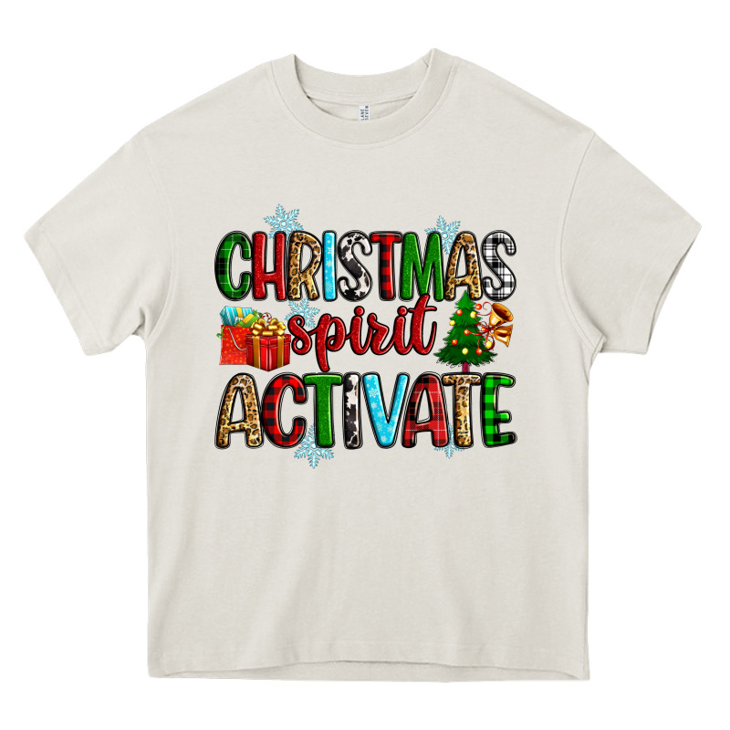 Christmas Spirit Activite Heavy Core Tee by Zillion Design Studio | Teevron