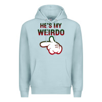 Blue Mist He's My Weirdo Galaxy Premium Hoodie - Bettercallsaul