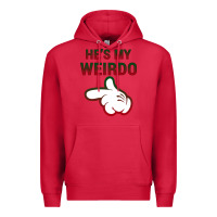 Cardinal He's My Weirdo Galaxy Premium Hoodie - Bettercallsaul