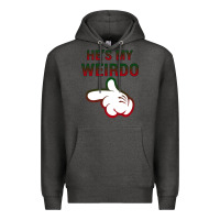 Charcoal Heather He's My Weirdo Galaxy Premium Hoodie - Bettercallsaul