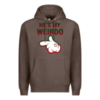 Coffee He's My Weirdo Galaxy Premium Hoodie - Bettercallsaul
