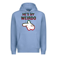 Colony Blue He's My Weirdo Galaxy Premium Hoodie - Bettercallsaul
