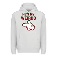 Dove Grey He's My Weirdo Galaxy Premium Hoodie - Bettercallsaul