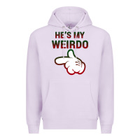 Lilac He's My Weirdo Galaxy Premium Hoodie - Bettercallsaul