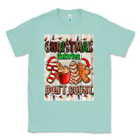 Seafoam Christmas calories dont count Classic Tee - AdoDesignShop